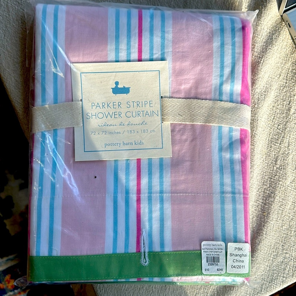 Pottery barn kids shower curtains brand new in package